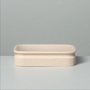 Hearth & Hand with Magnolia Soap Dish Cream colored